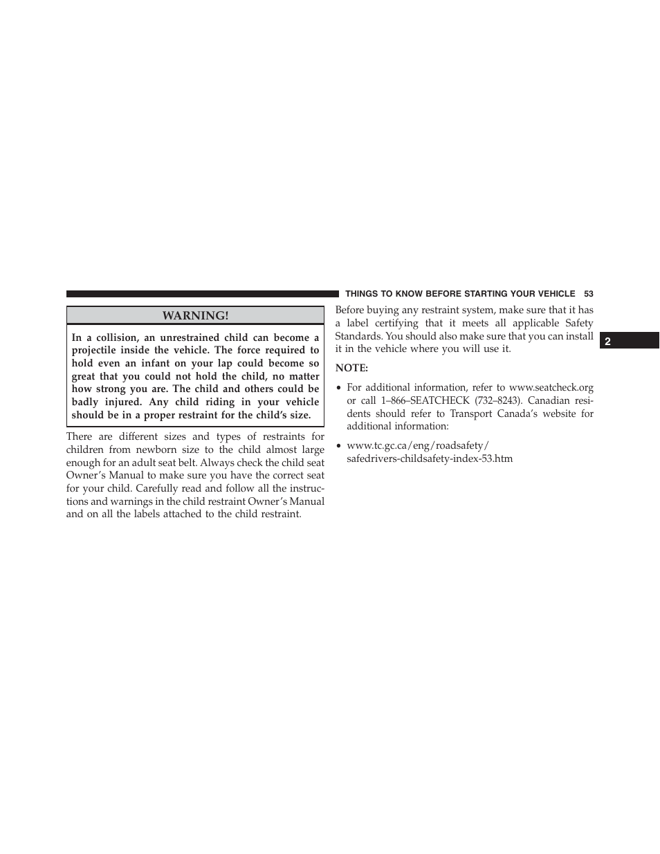 Ram Trucks 2015 ProMaster - Owner Manual User Manual | Page 55 / 431