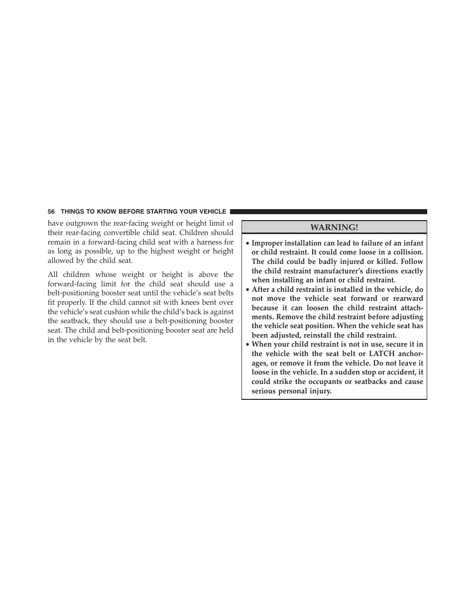 Ram Trucks 2015 ProMaster - Owner Manual User Manual | Page 58 / 431