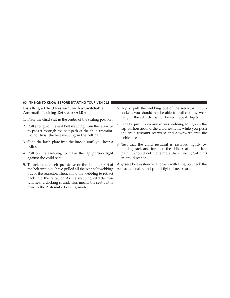 Ram Trucks 2015 ProMaster - Owner Manual User Manual | Page 62 / 431