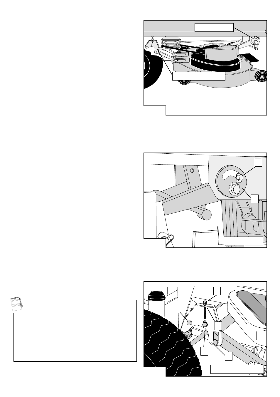 Deck levelling cont, C series garden tractor - deck levelling | Countax Garden Tractor User Manual | Page 12 / 26