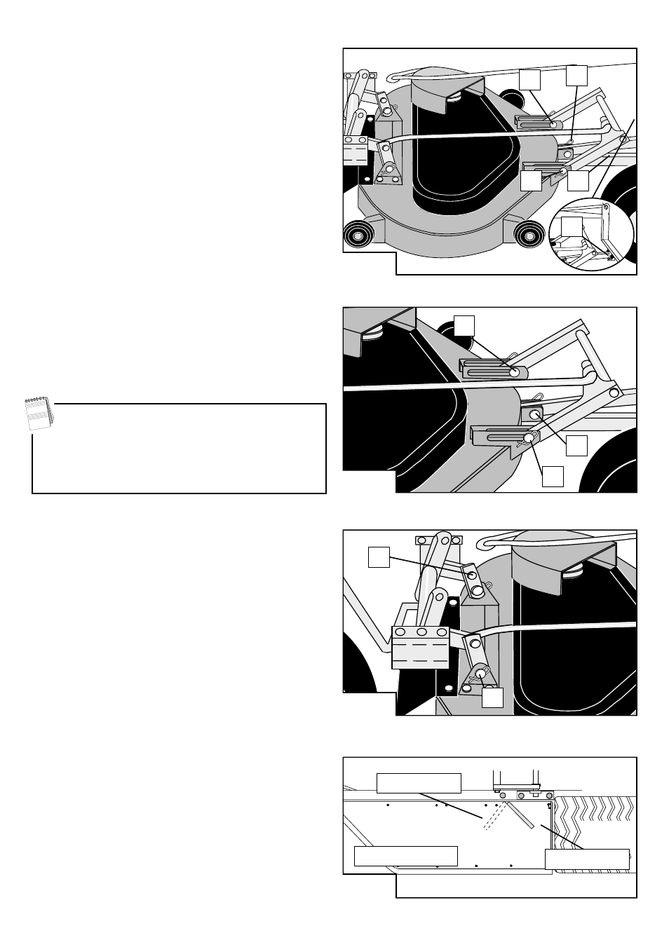 Cutter deck removal, Cutter deck removal - c series garden tractor | Countax Garden Tractor User Manual | Page 9 / 26