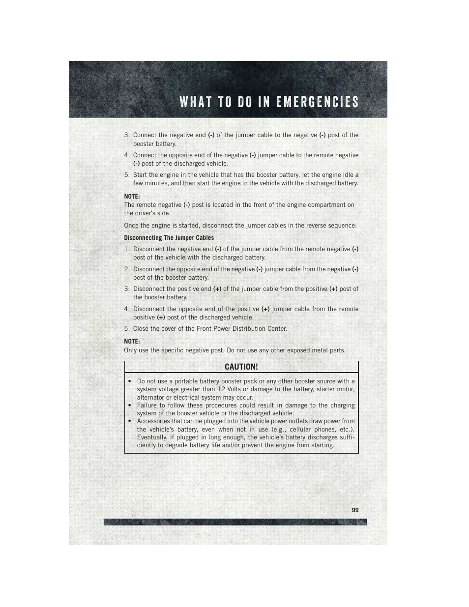 Ram Trucks 2015 ProMaster - User Guide User Manual | Page 101 / 140