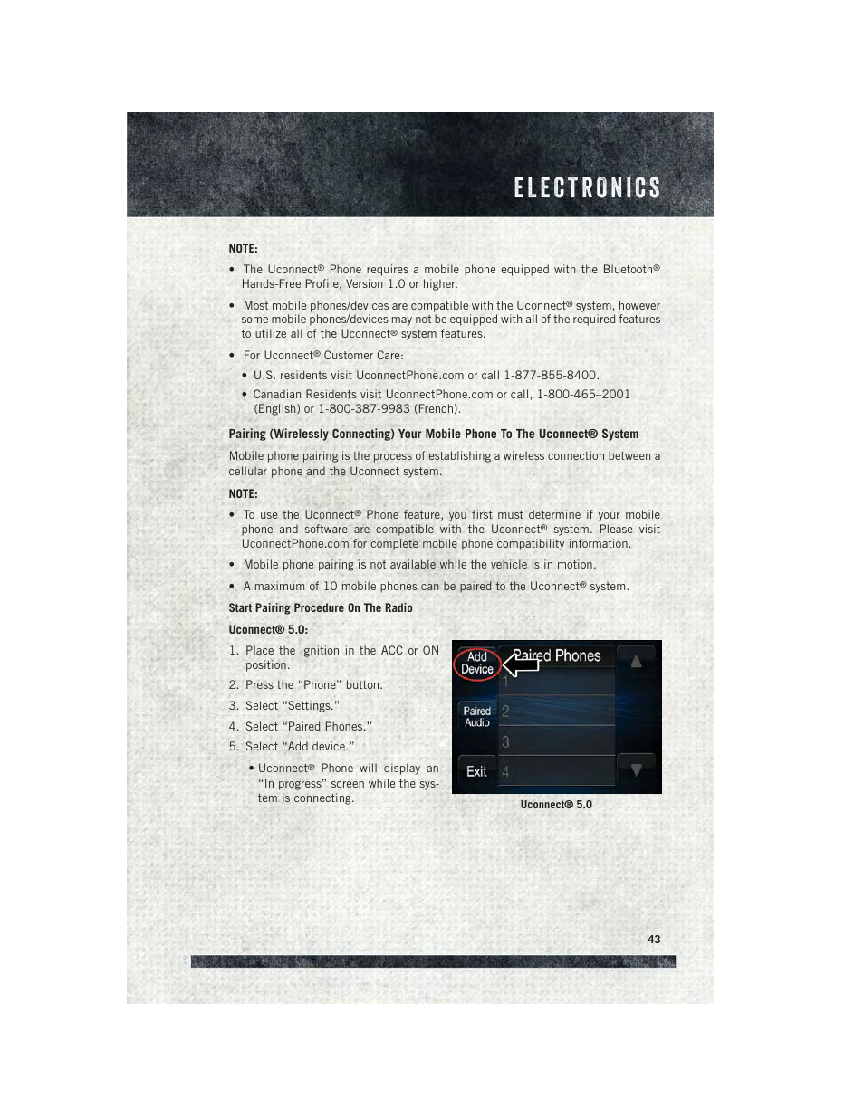 Ram Trucks 2015 ProMaster - User Guide User Manual | Page 45 / 140
