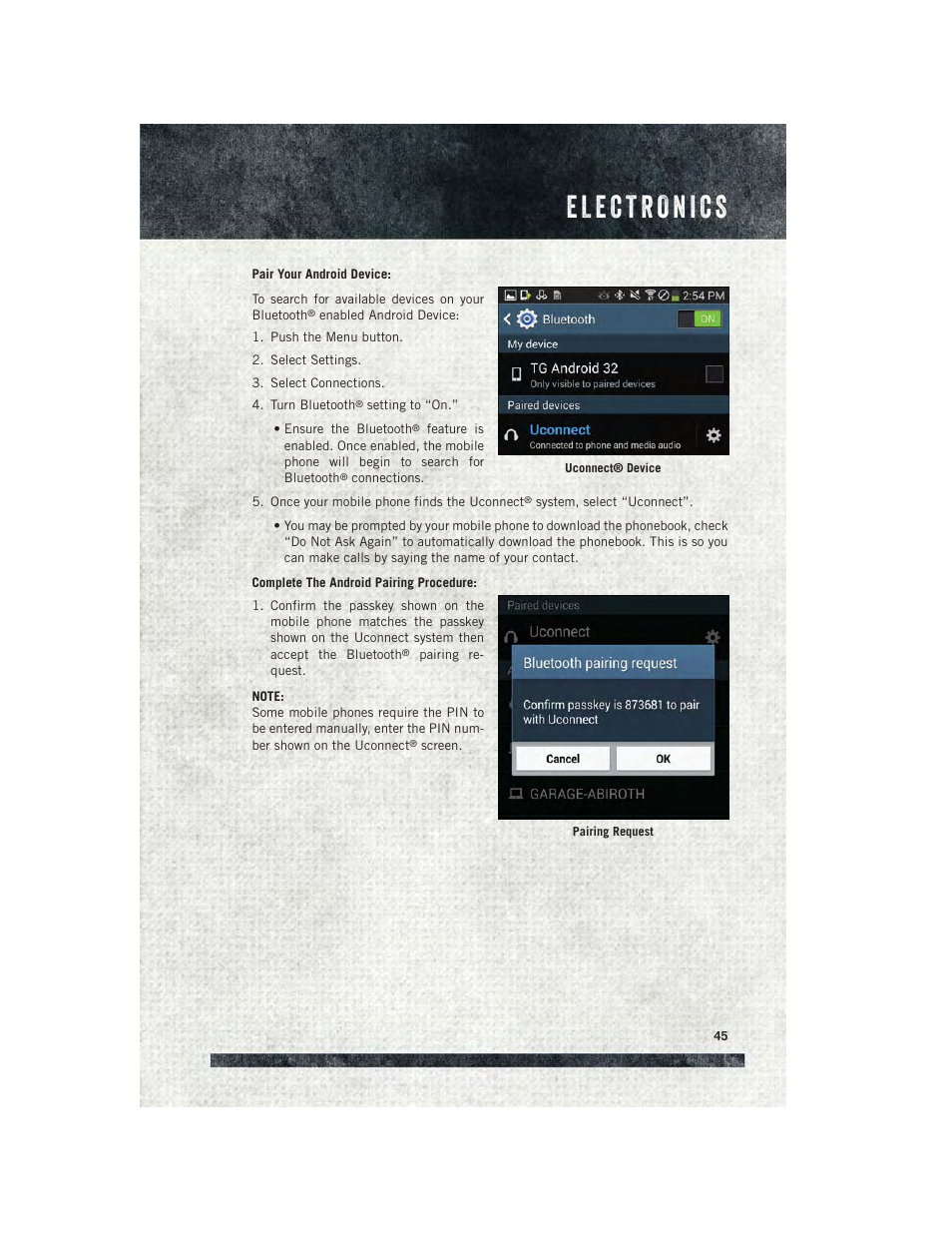 Ram Trucks 2015 ProMaster - User Guide User Manual | Page 47 / 140