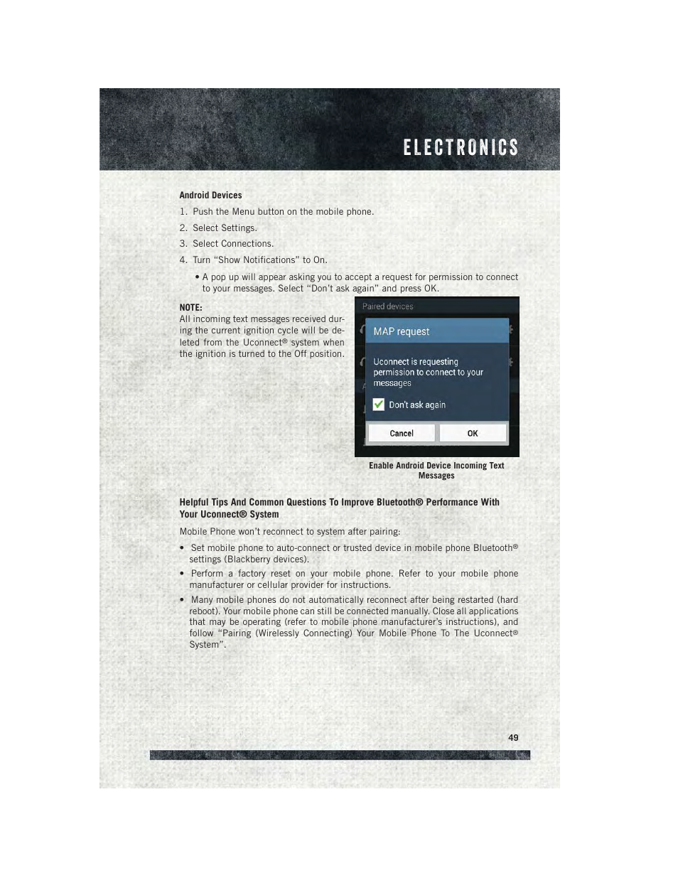 Ram Trucks 2015 ProMaster - User Guide User Manual | Page 51 / 140