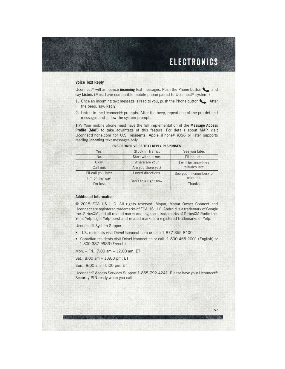 Ram Trucks 2015 ProMaster - User Guide User Manual | Page 59 / 140