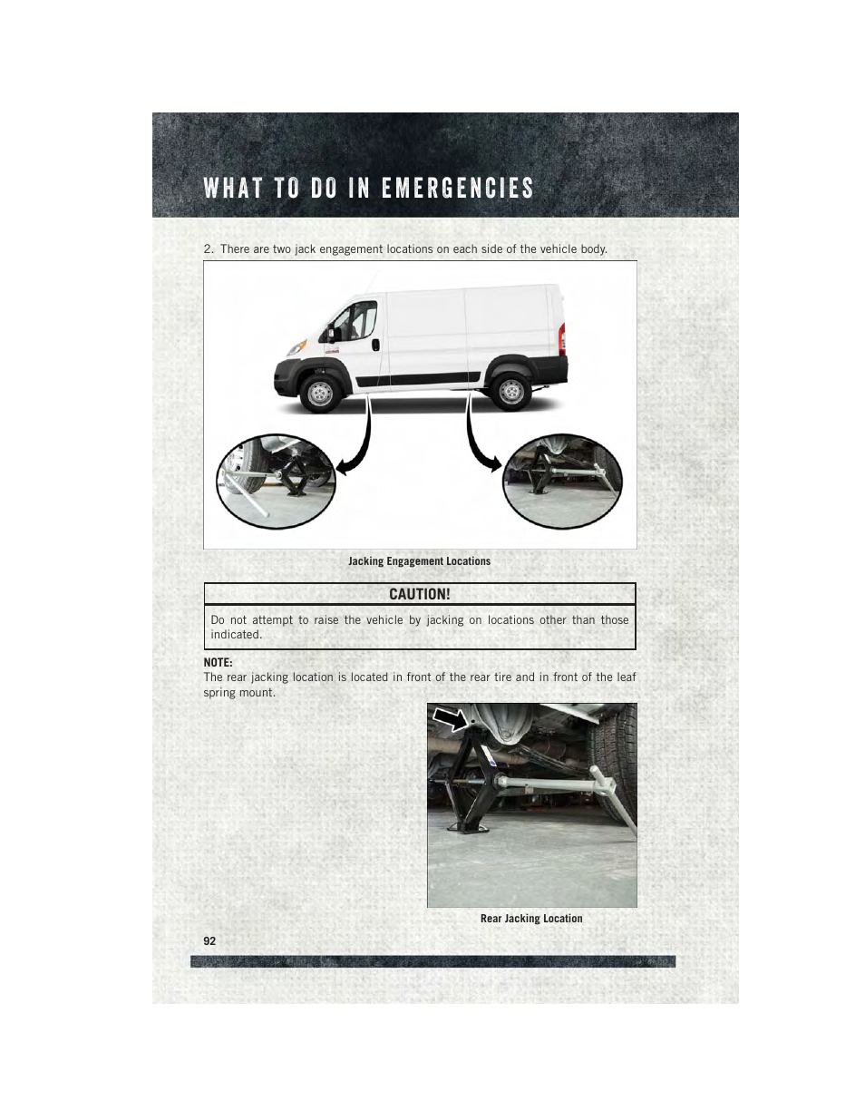 Ram Trucks 2015 ProMaster - User Guide User Manual | Page 94 / 140