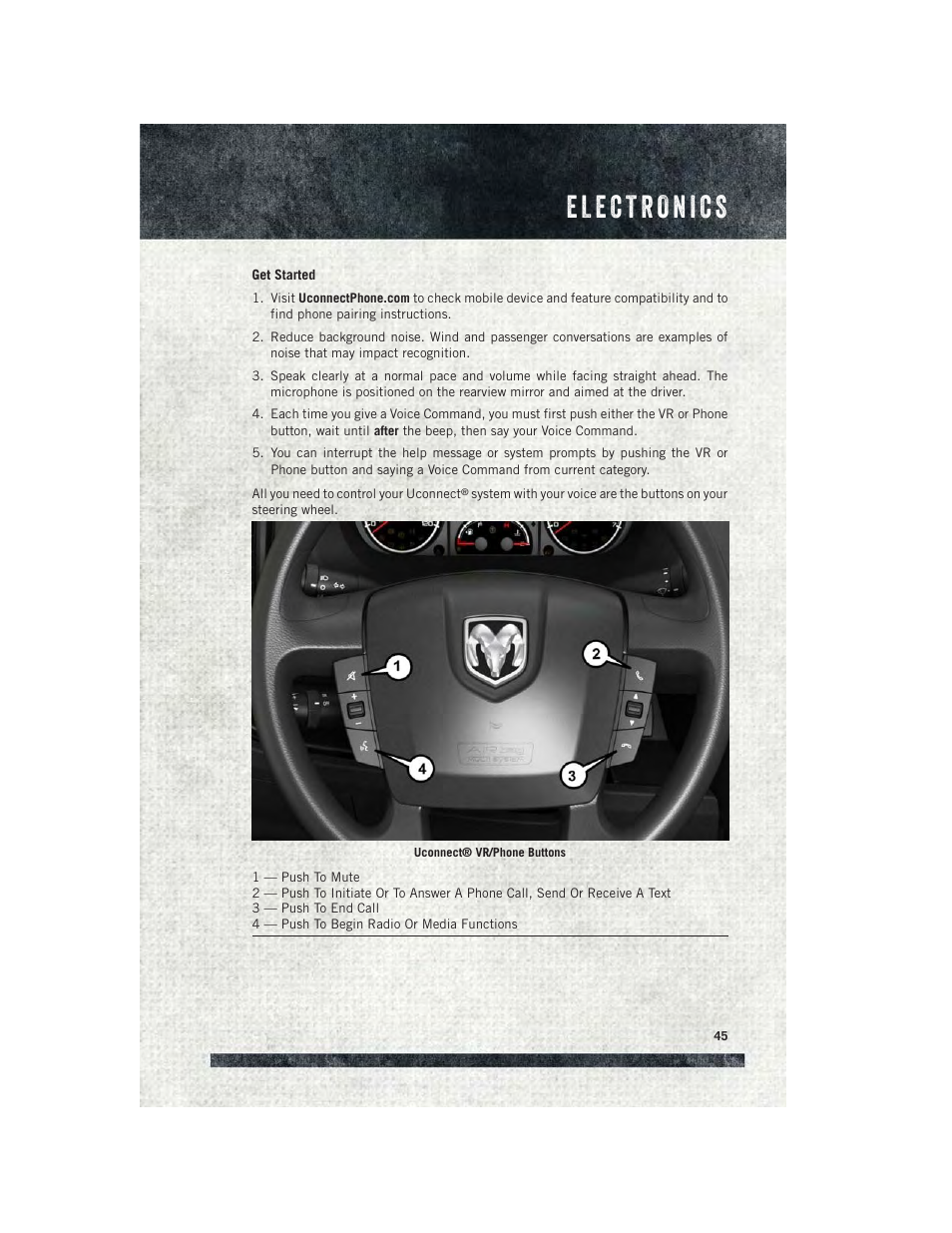 Ram Trucks 2015 ProMaster Commercial - User Guide User Manual | Page 47 / 132