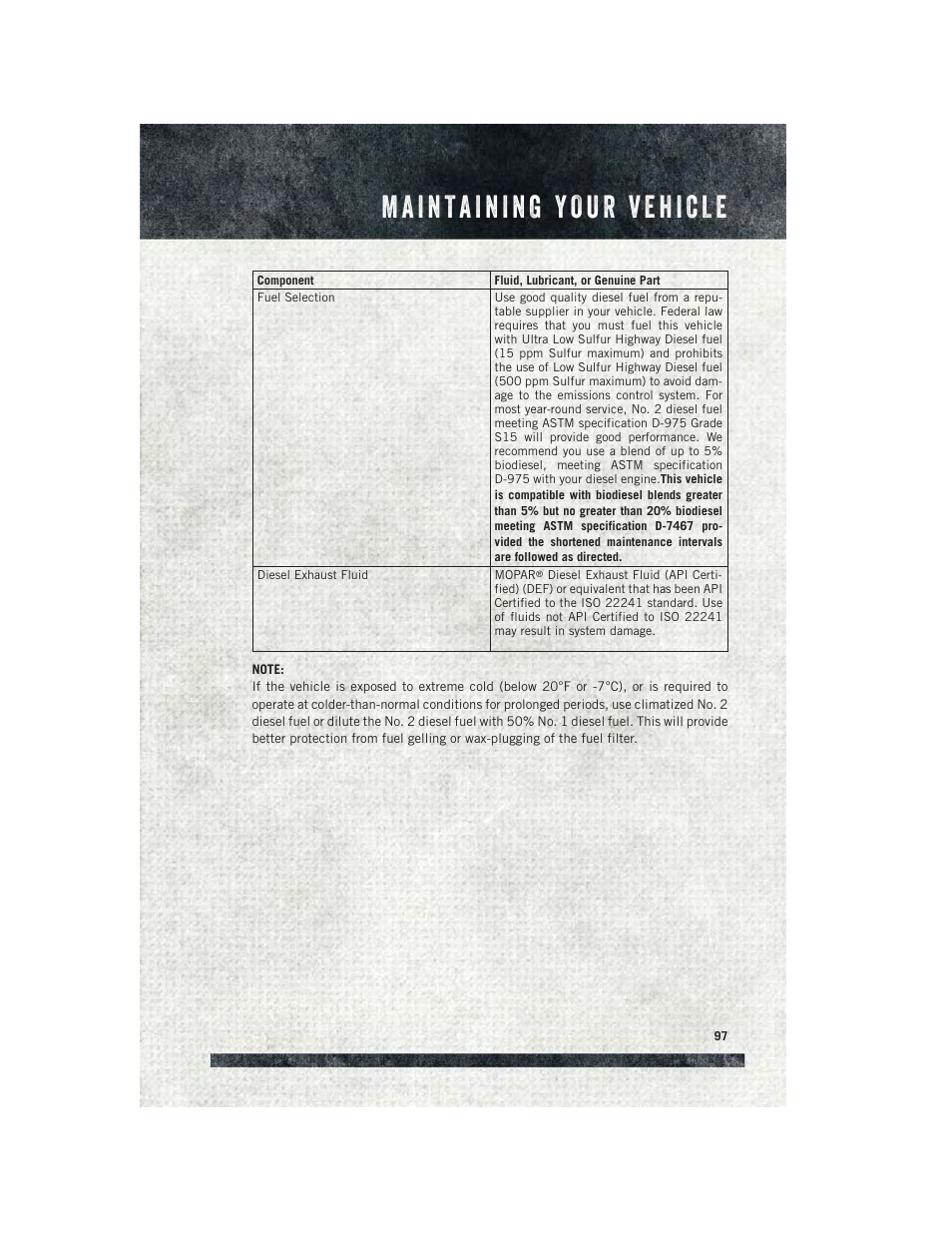 Ram Trucks 2015 ProMaster Commercial - User Guide User Manual | Page 99 / 132