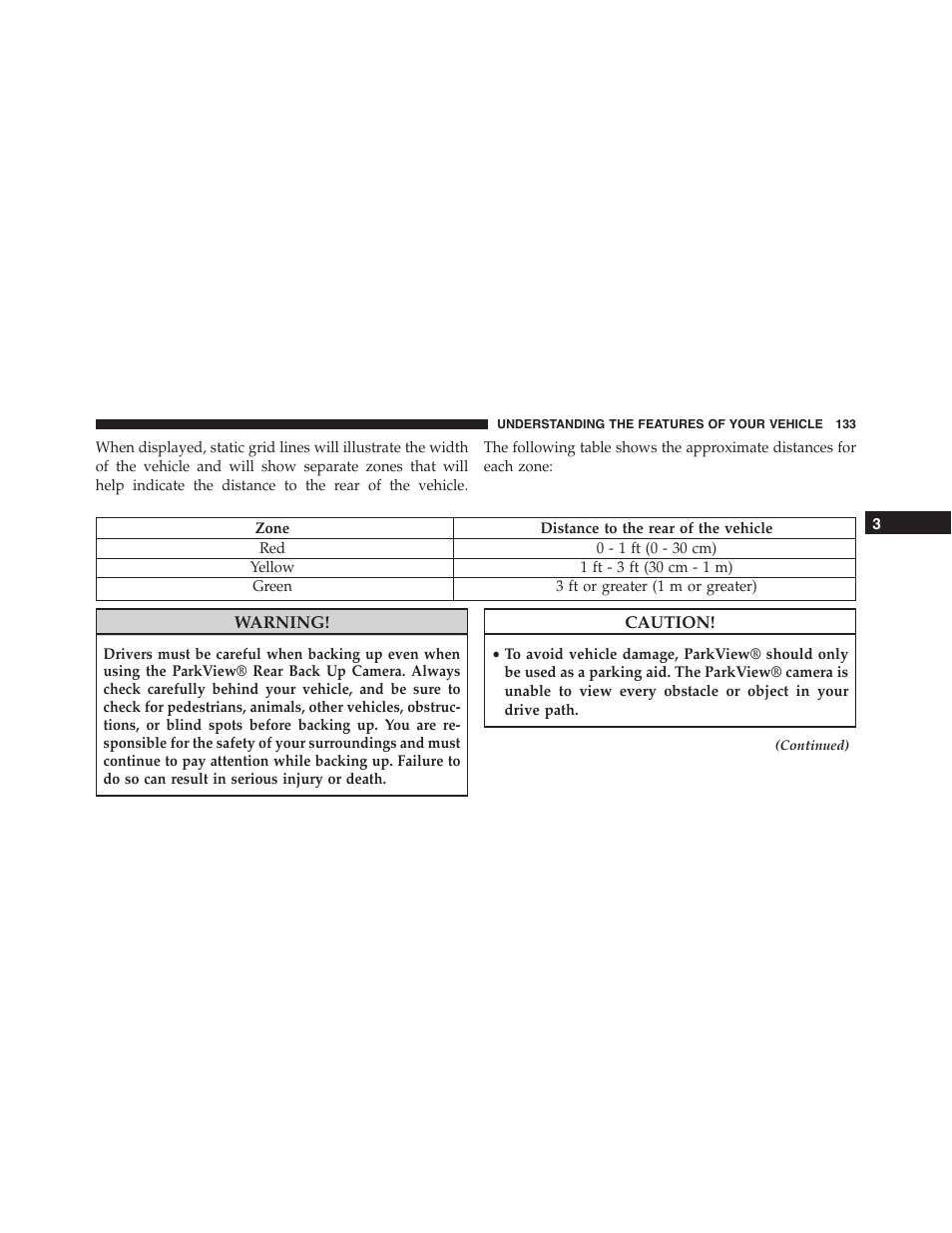 Ram Trucks 2015 ProMaster City - Owner Manual User Manual | Page 135 / 416