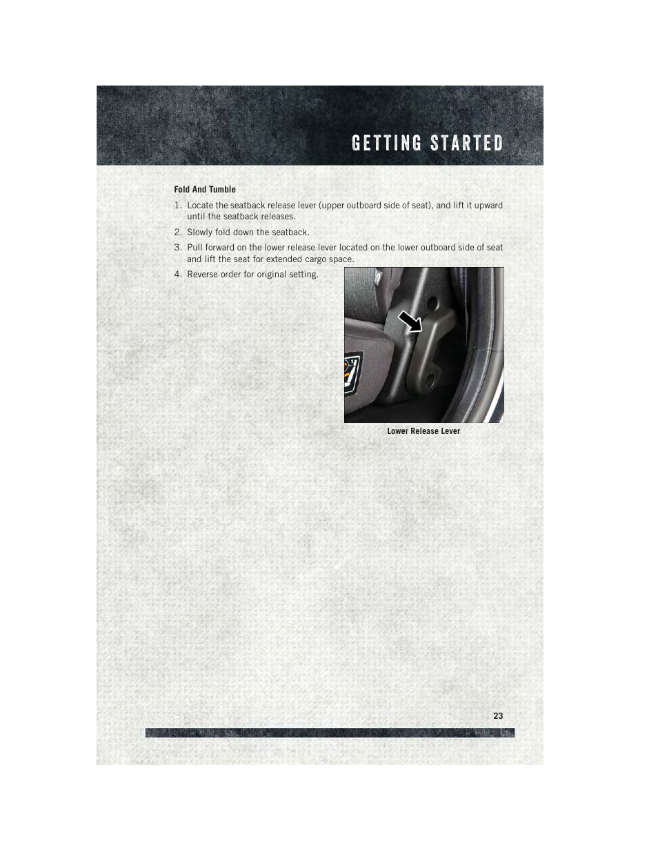 Ram Trucks 2015 ProMaster City - User Guide User Manual | Page 25 / 124