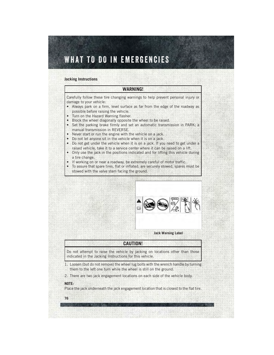 Ram Trucks 2015 ProMaster City - User Guide User Manual | Page 78 / 124