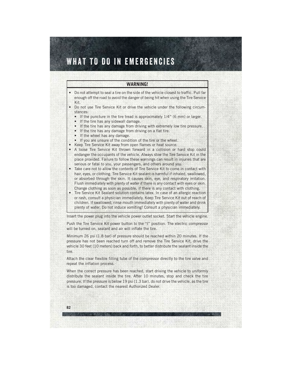 Ram Trucks 2015 ProMaster City - User Guide User Manual | Page 84 / 124