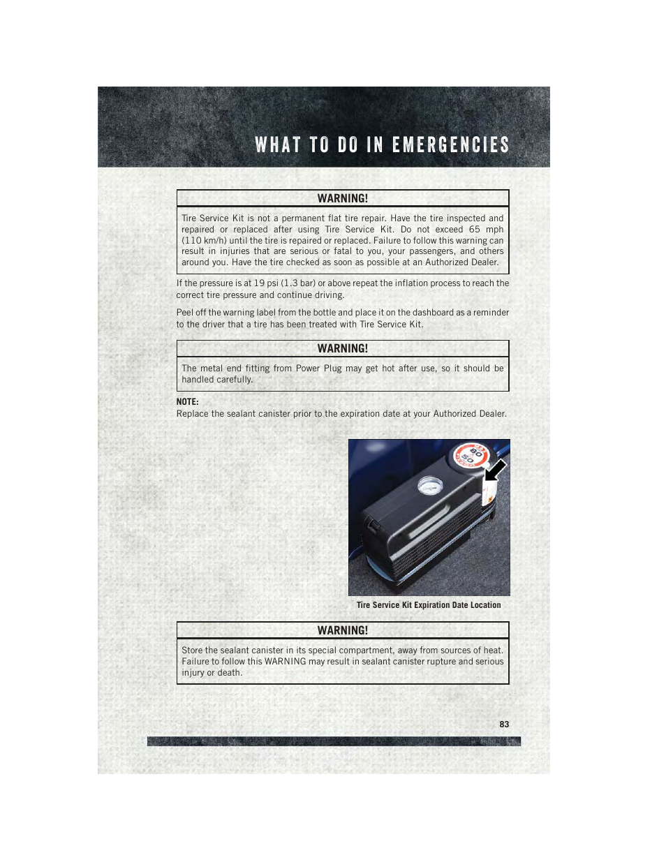 Ram Trucks 2015 ProMaster City - User Guide User Manual | Page 85 / 124