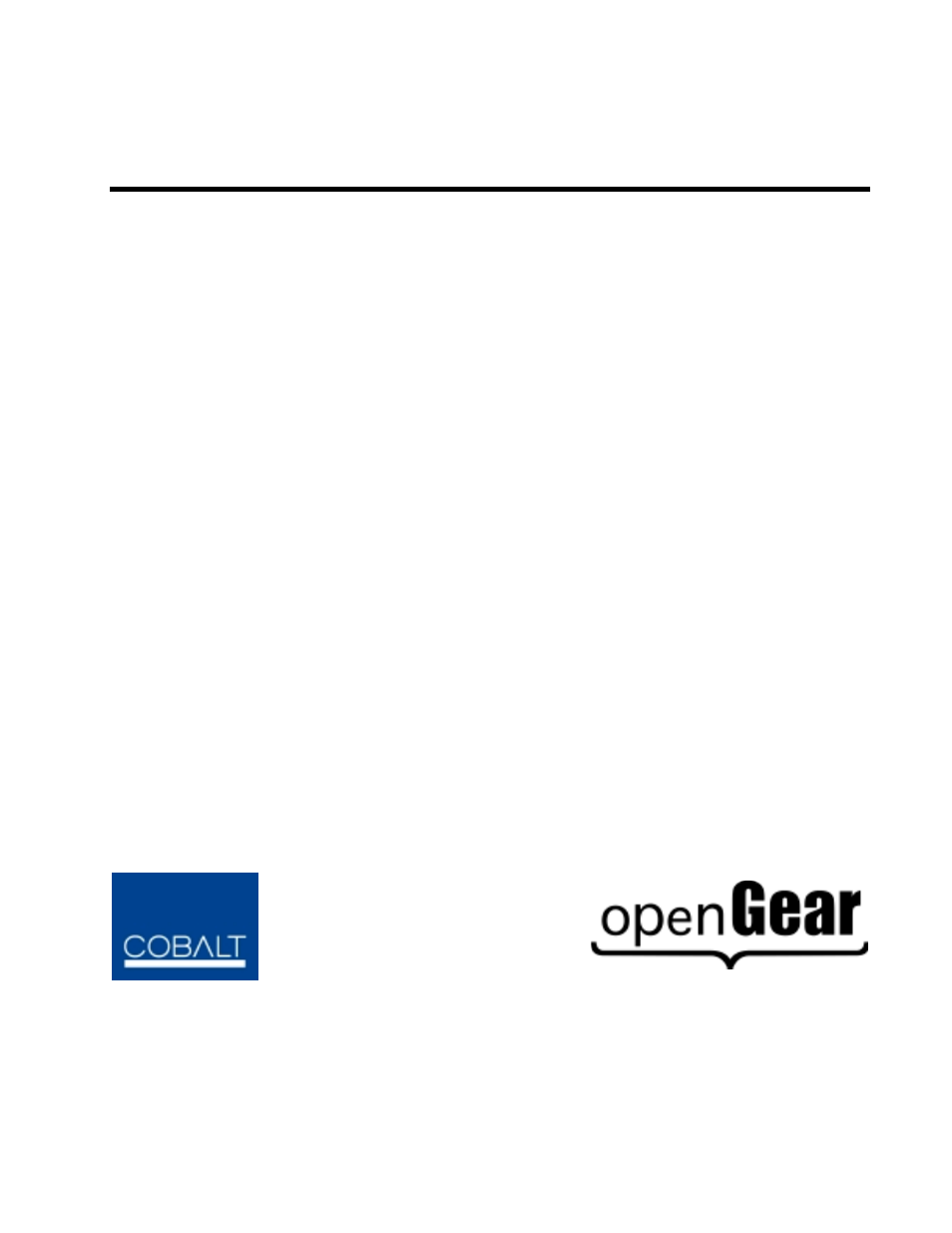 Cobalt Networks OPEN GEAR 9002 User Manual | 18 pages