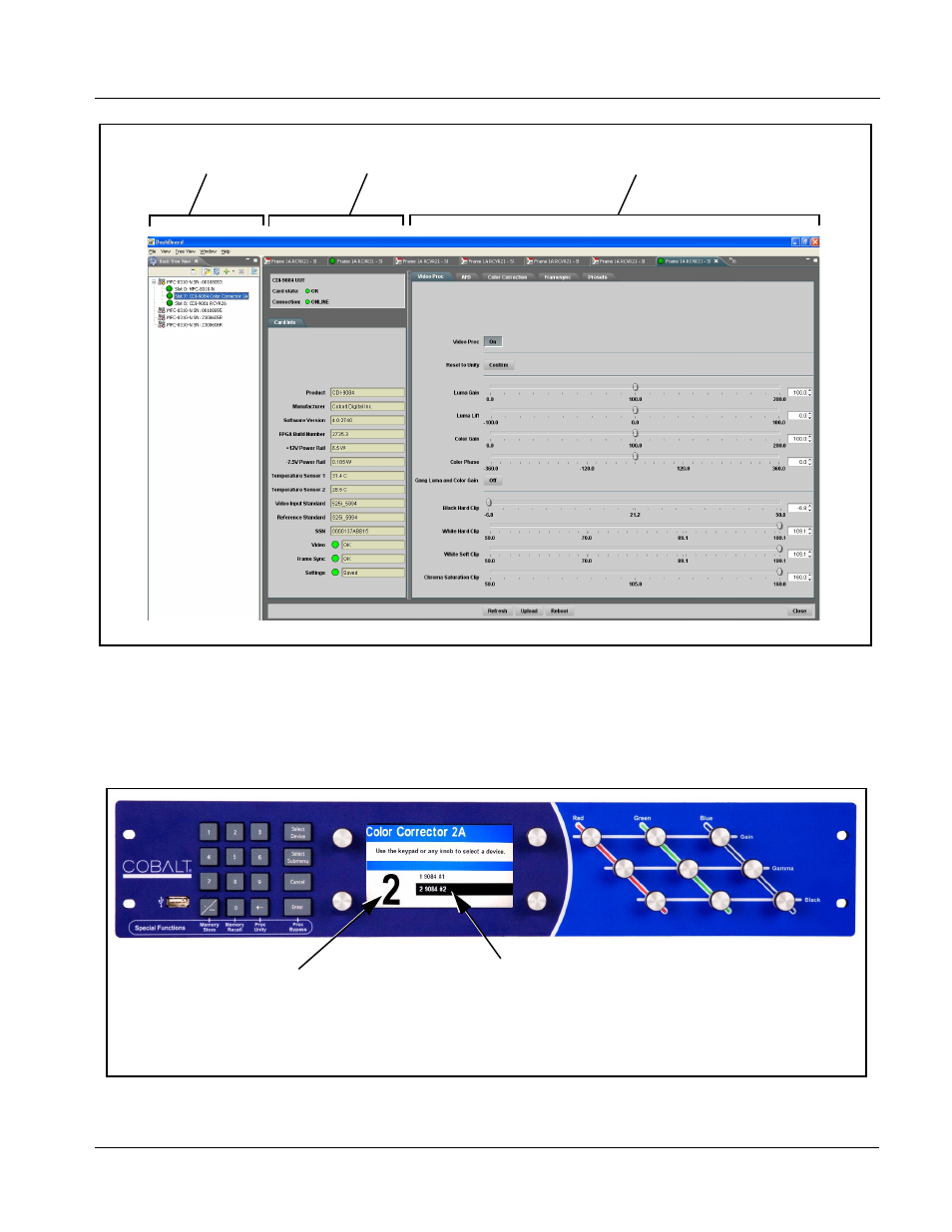 Accessing the 9084 card using a cobalt, Operating instructions, Remote control panel | Press the | Cobalt Networks 9084 User Manual | Page 35 / 66