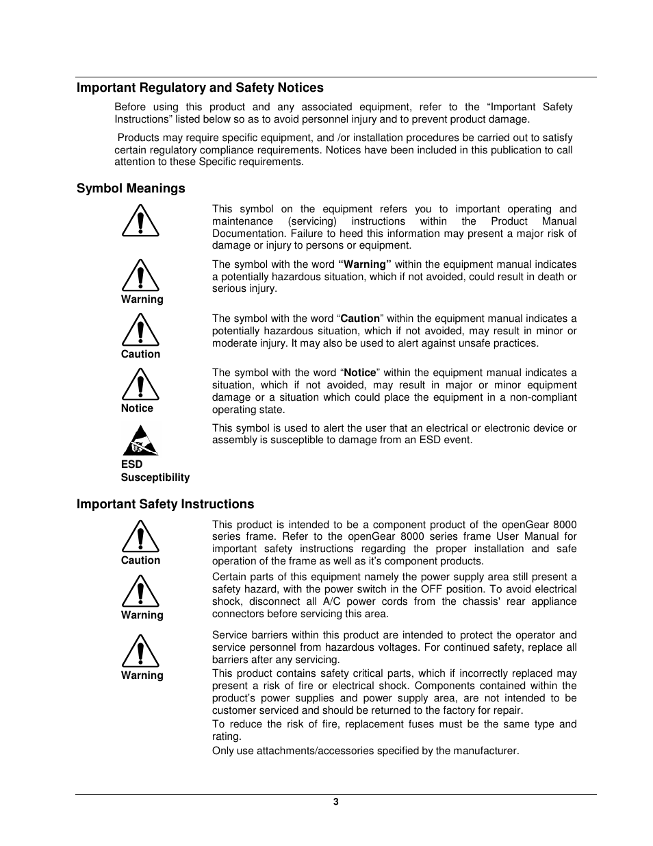 Cobalt Networks openGear 9252 User Manual | Page 3 / 16