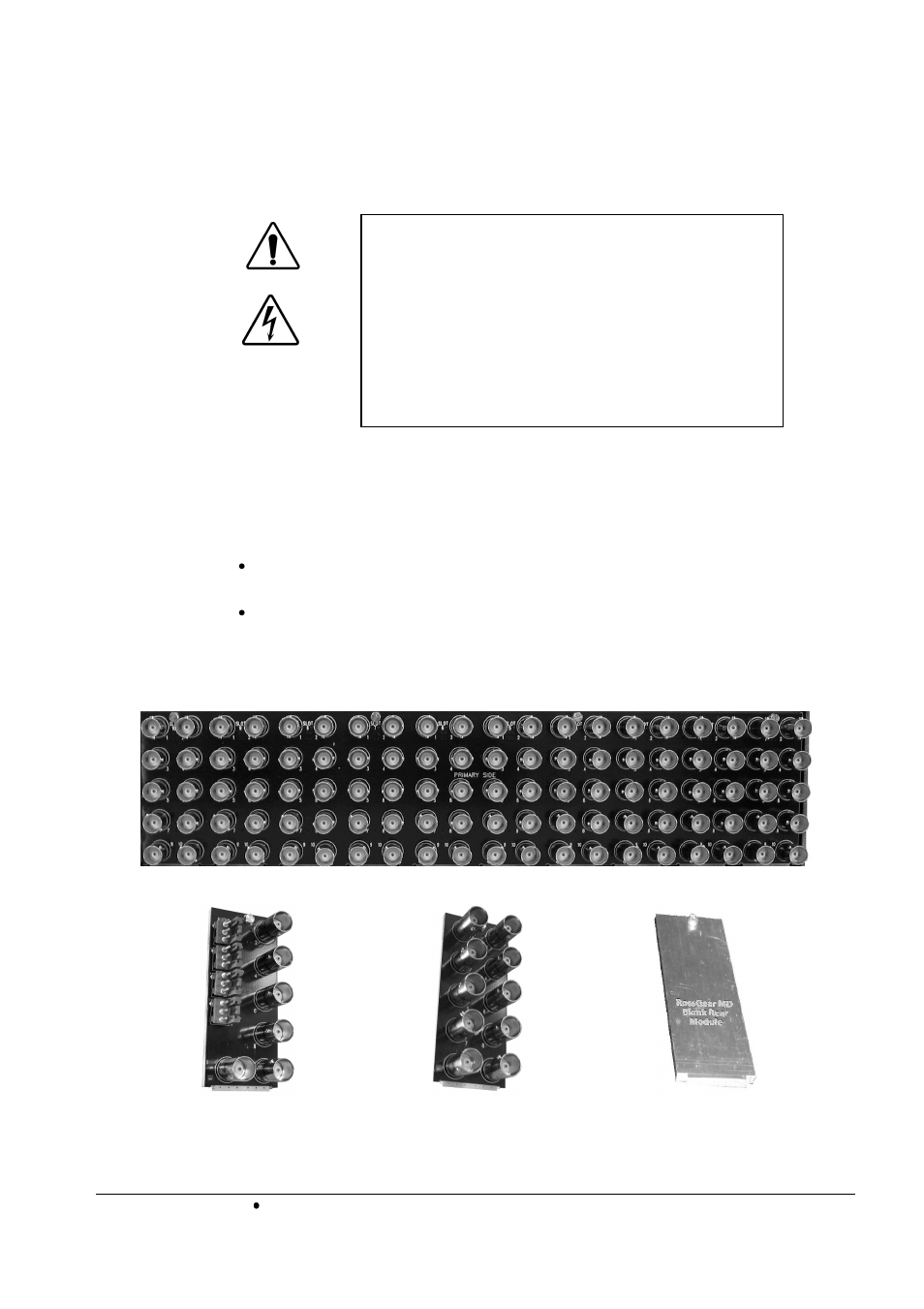 Rear i/o modules | Cobalt Networks 8321(-C) User Manual | Page 17 / 48