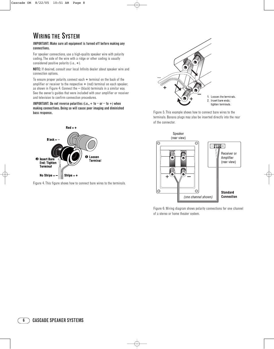 Iring the, Ystem | Cascade 7 User Manual | Page 6 / 8