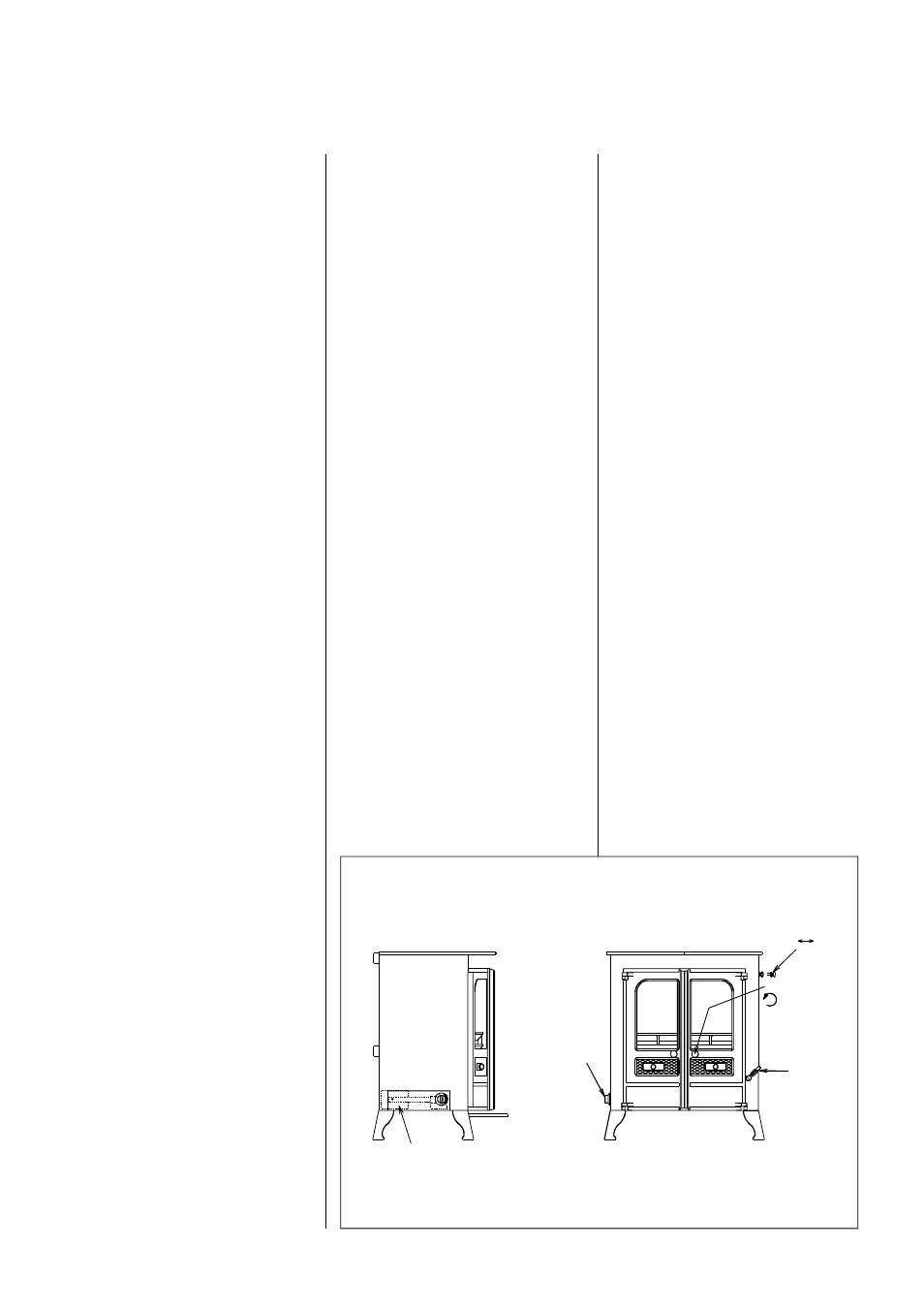 Fuels smokeless fuels coal wood, Peat door operation multifuel grate, Lighting | Charnwood Country 14B User Manual | Page 2 / 11