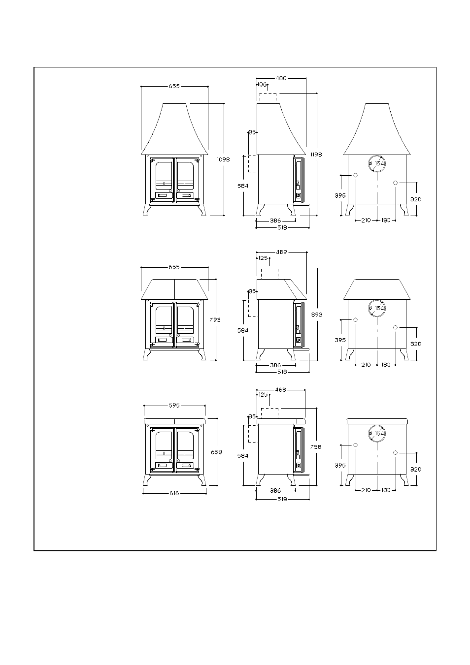 Country 12 dimensions | Charnwood Country 8 User Manual | Page 10 / 10