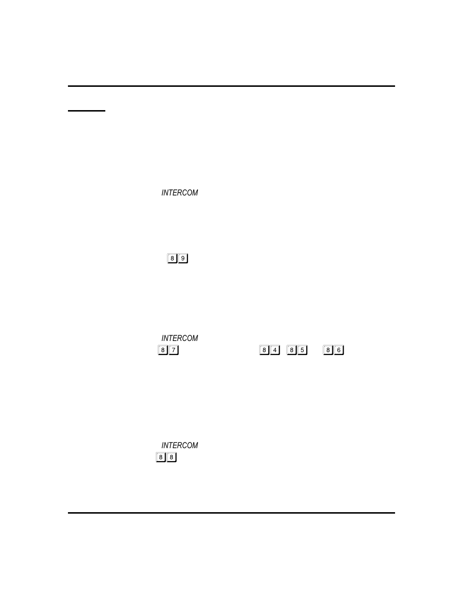 Paging 15, All-call paging, 15, Sending, 15 | Zone codes, 15, Zone paging, 15, Paging | Vertical Communications DSU II User Manual | Page 21 / 64
