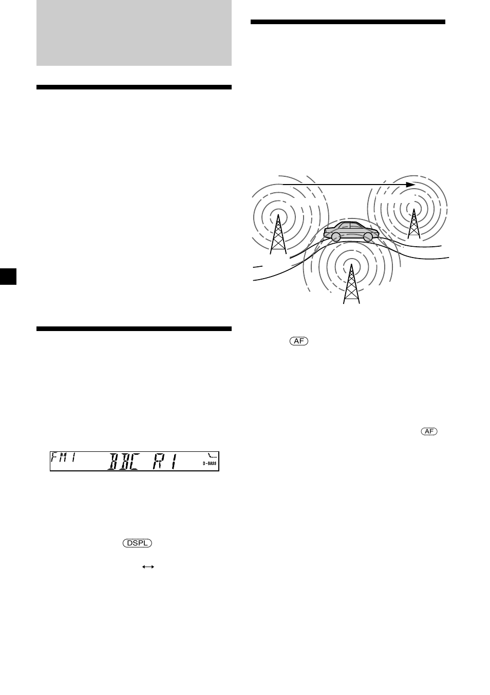 Overview of the rds function, Displaying the station name, Retuning the same programme automatically | Sony XR-CA310  RU User Manual | Page 10 / 112