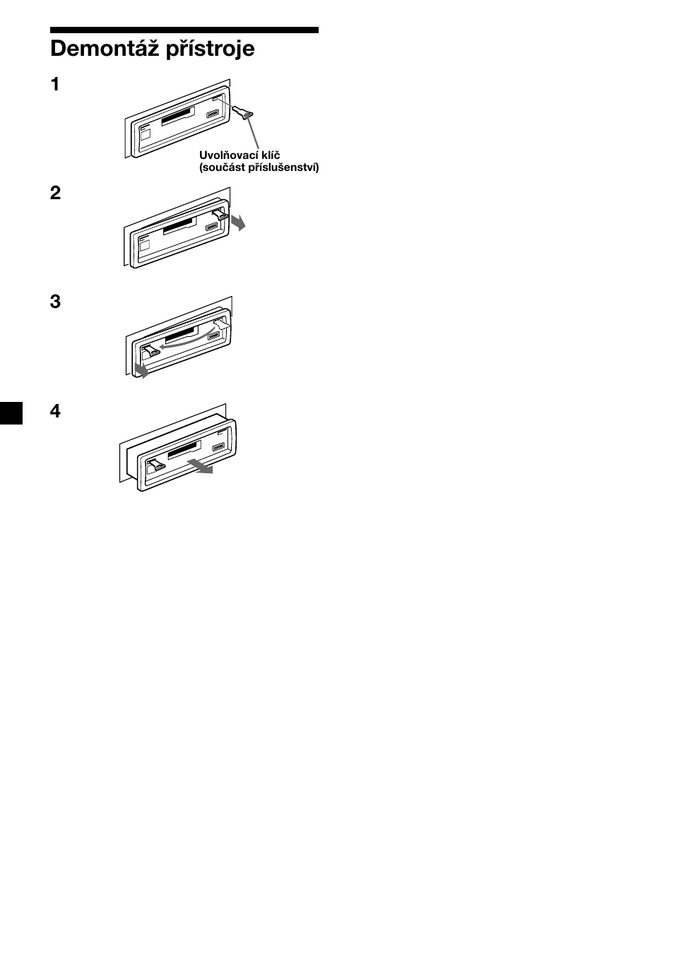 20 demontáž přístroje | Sony XR-CA310  RU User Manual | Page 42 / 112