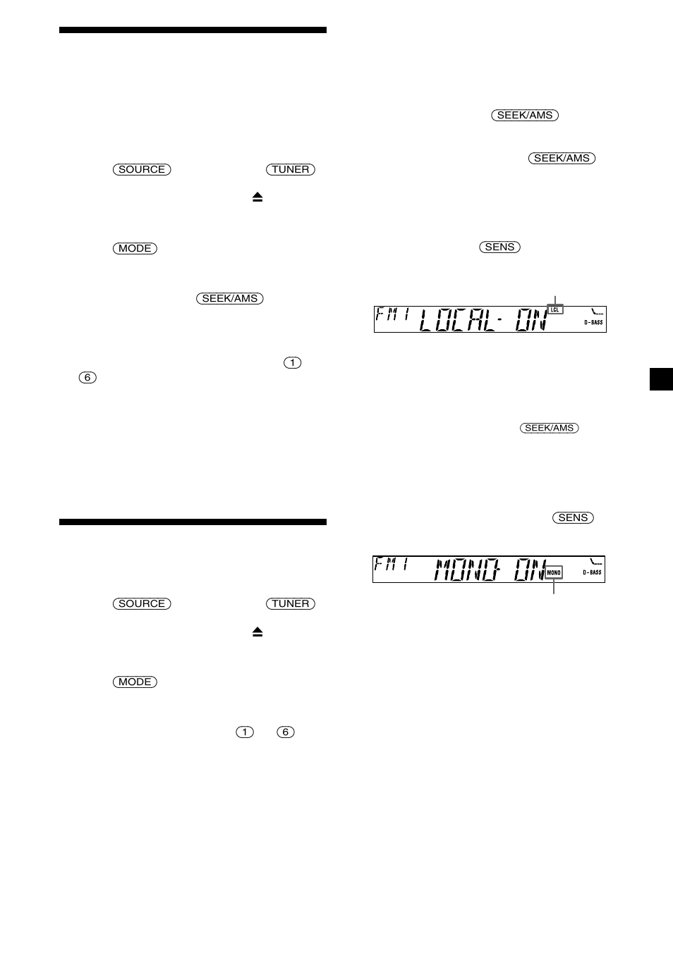 Sony XR-CA310  RU User Manual | Page 9 / 112