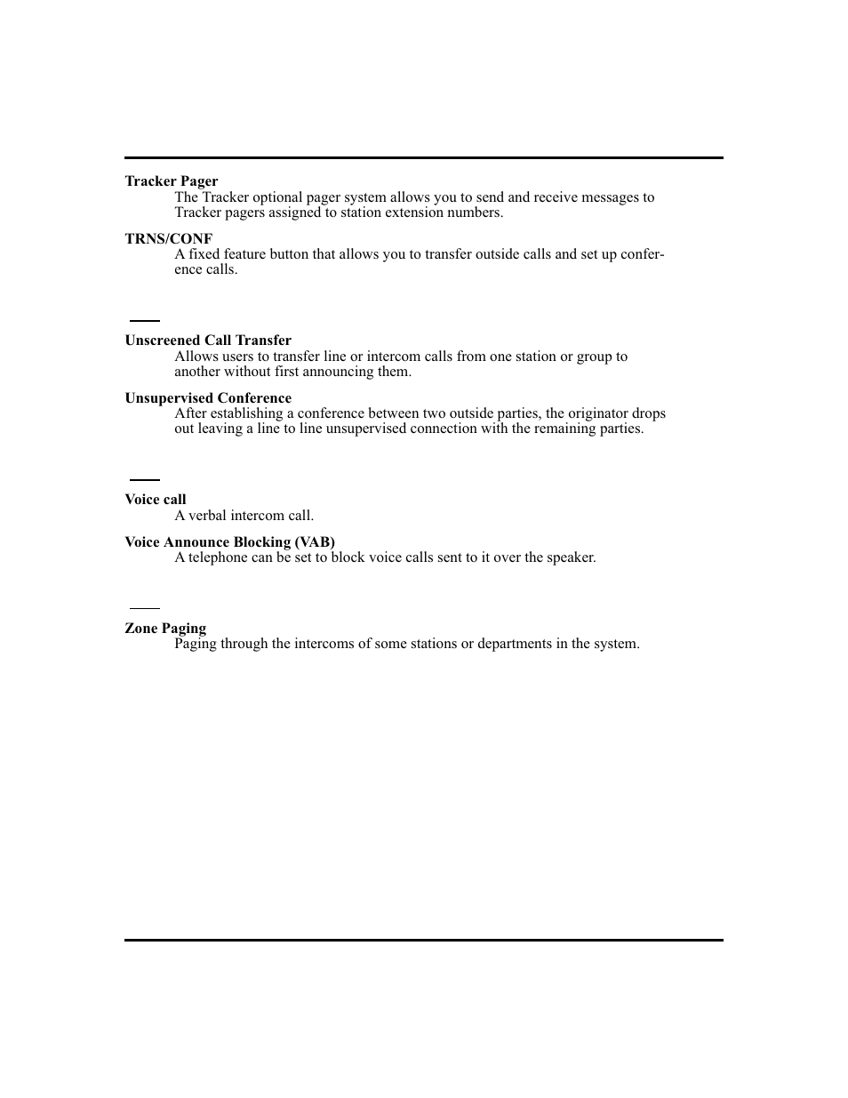 Vertical Communications and FXT User Manual | Page 114 / 132