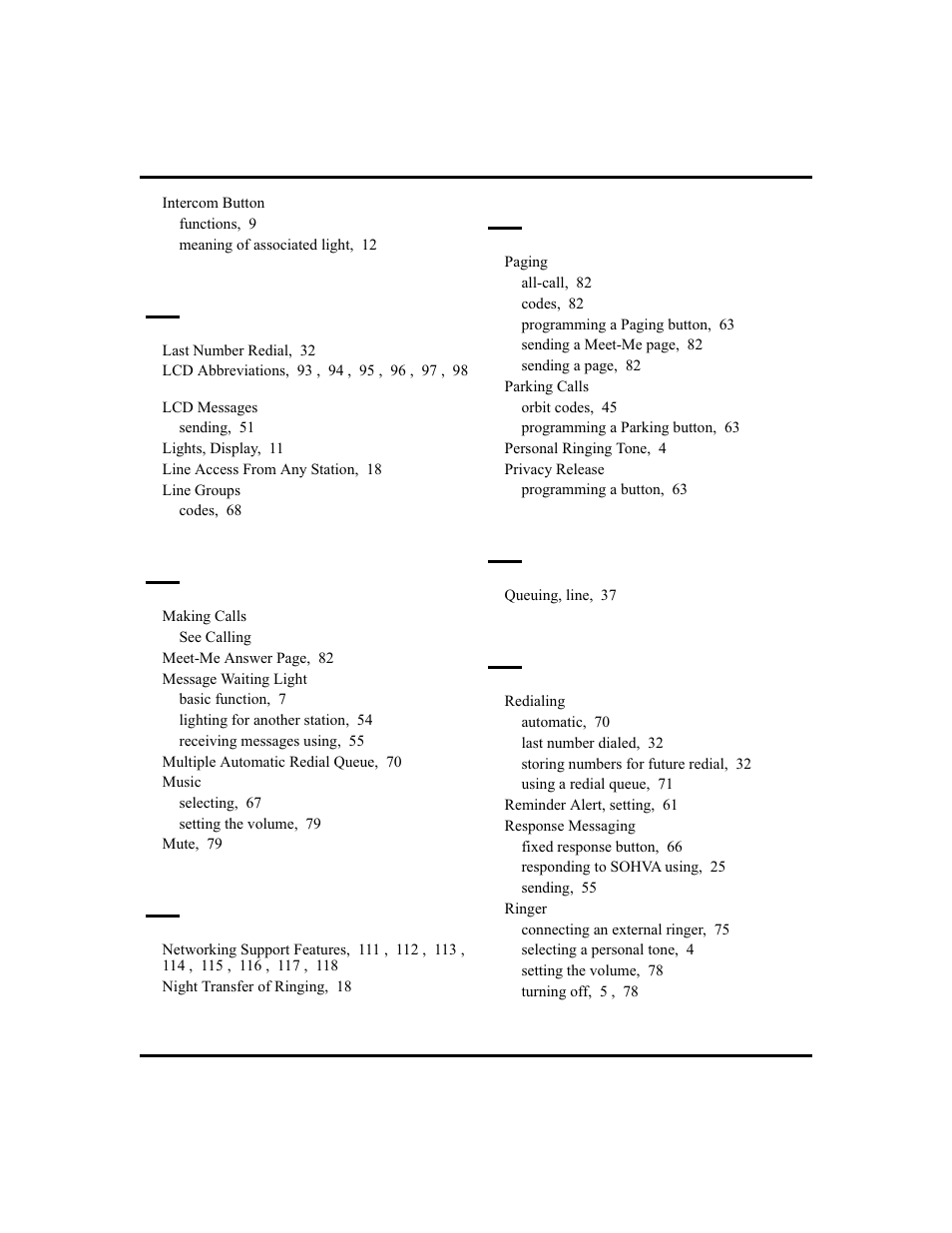 Vertical Communications and FXT User Manual | Page 129 / 132