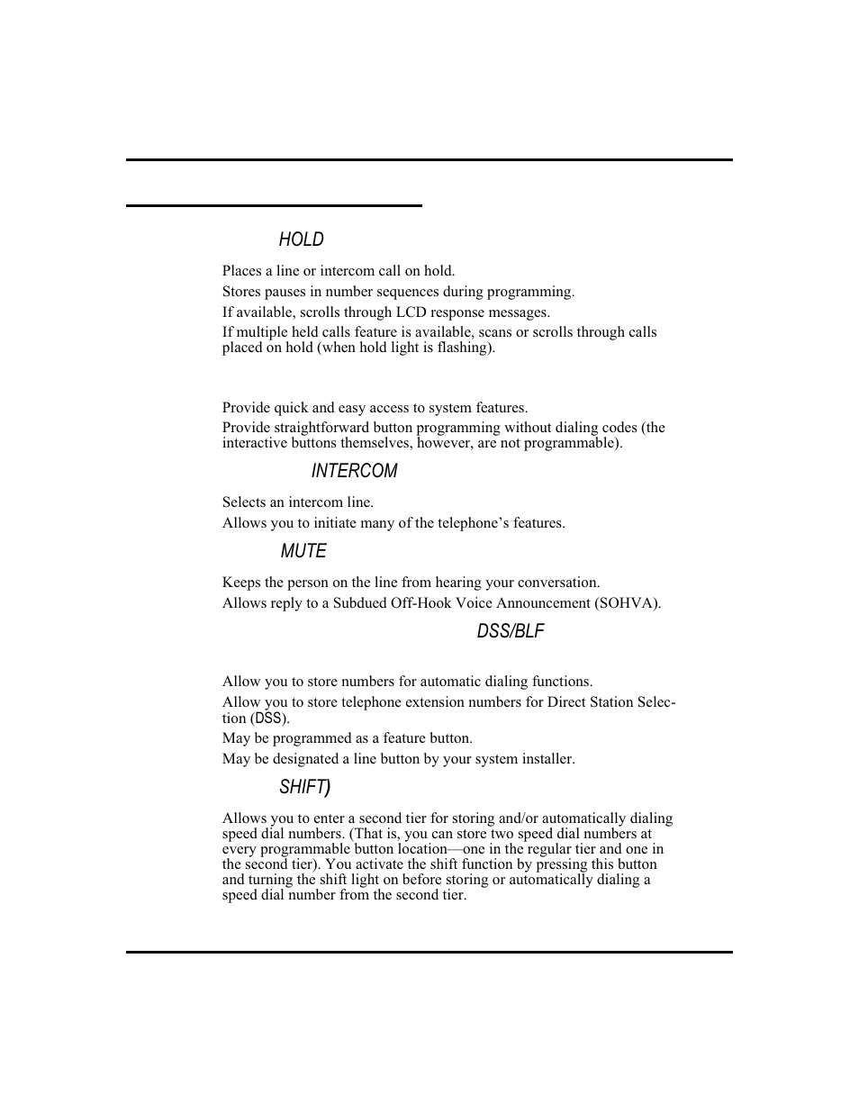 Your speakerphone™s buttons 9, Functions, 9, Your speakerphone’s buttons | Vertical Communications and FXT User Manual | Page 17 / 132