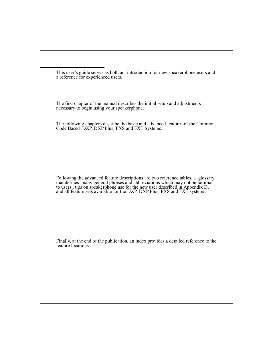About this book, Introduction | Vertical Communications and FXT User Manual | Page 3 / 132