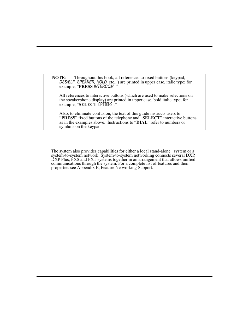 System-to-system network | Vertical Communications and FXT User Manual | Page 4 / 132