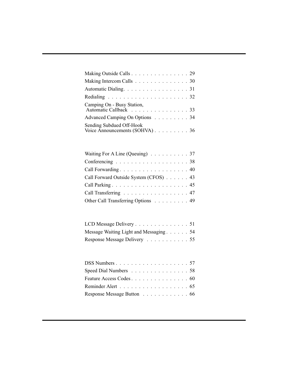 Vertical Communications and FXT User Manual | Page 6 / 132