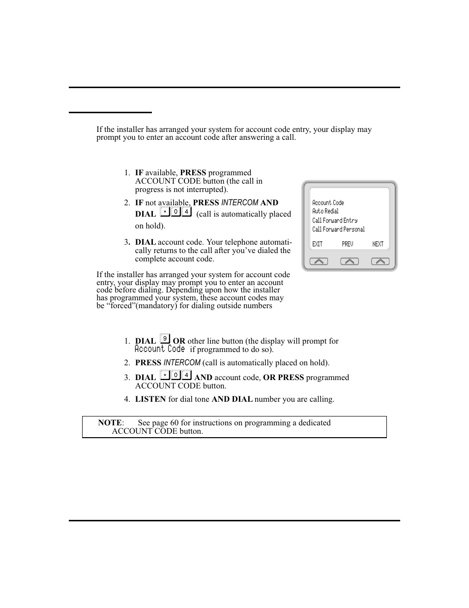 Account codes 76, Entering for outgoing calls, 76, Forced veri fi ca tion of, 76 | Account codes | Vertical Communications and FXT User Manual | Page 84 / 132