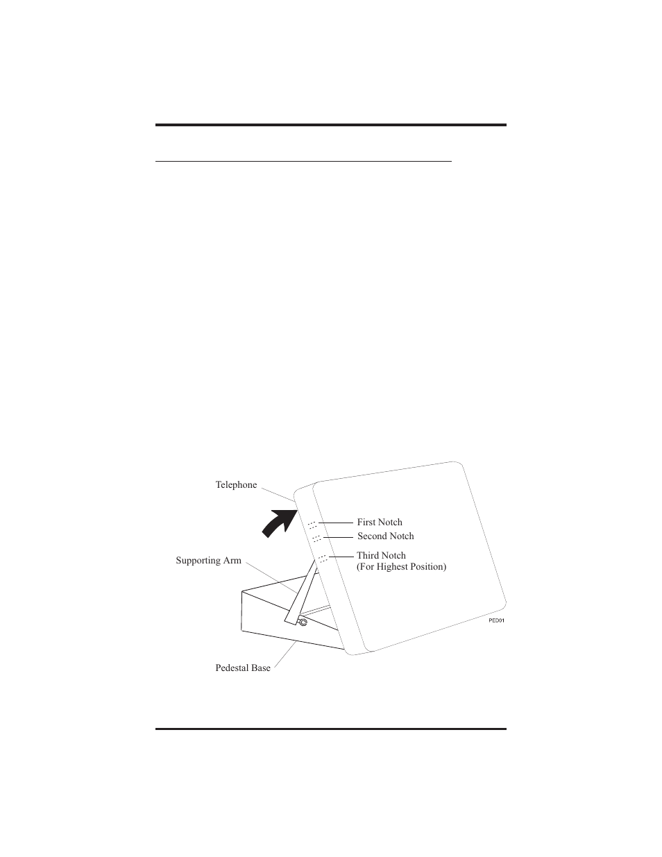 8 adjusting the telephone pedestal | Vertical Communications 8412S User Manual | Page 23 / 132