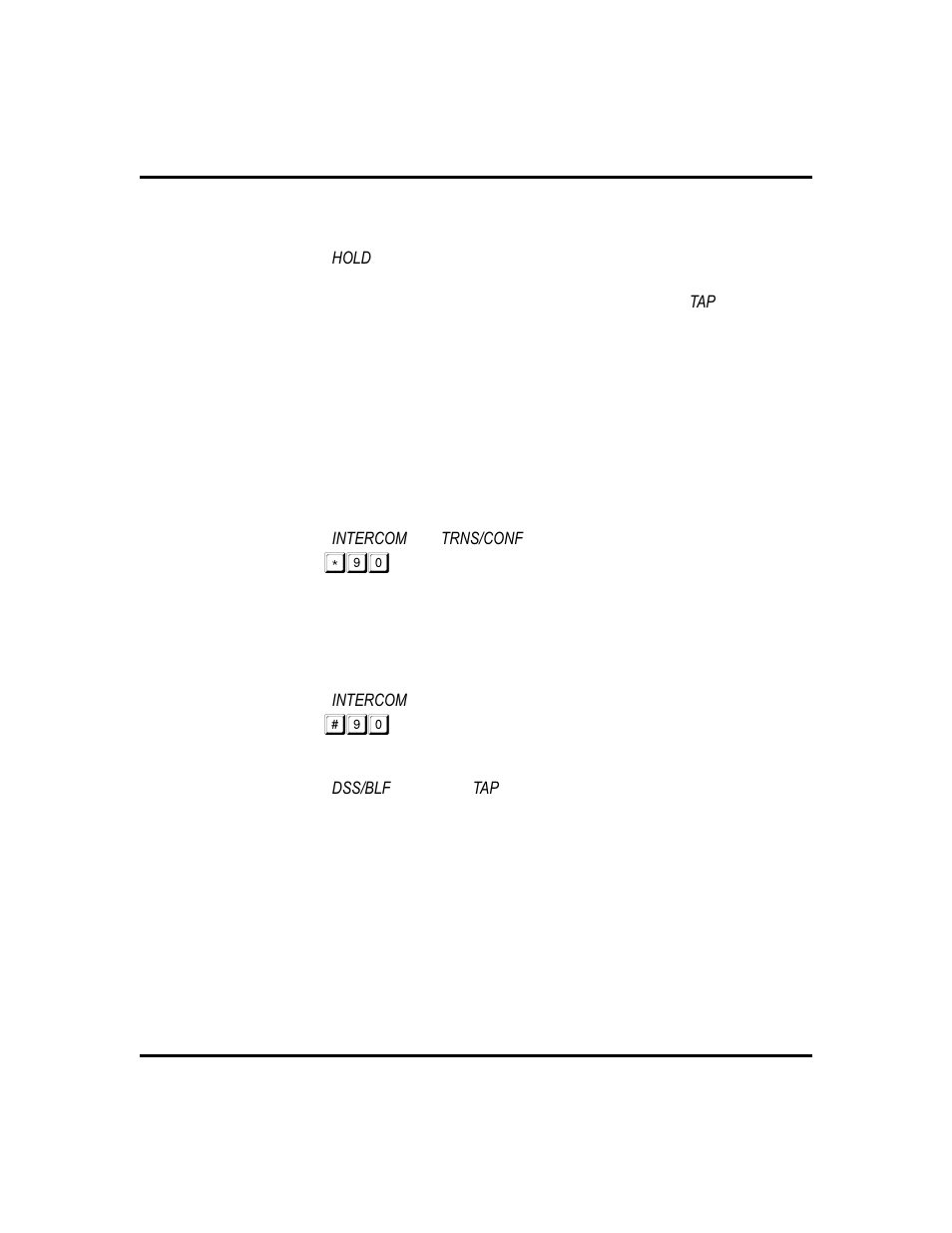 Directed hold | Vertical Communications GCA70-313 User Manual | Page 25 / 108