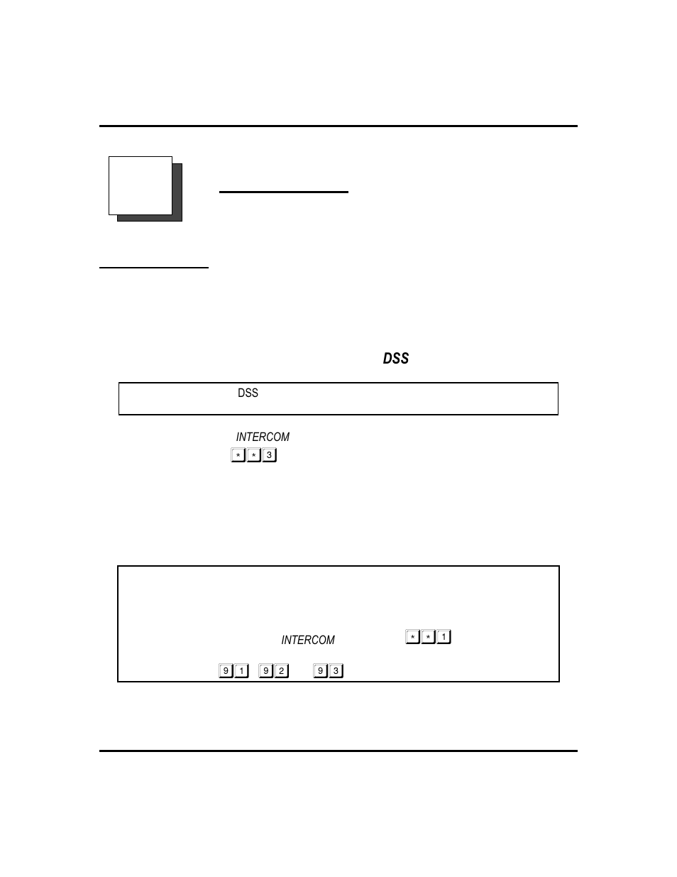 6 programming 53, Dss numbers 53, Programming | Dss numbers | Vertical Communications GCA70-313 User Manual | Page 61 / 108