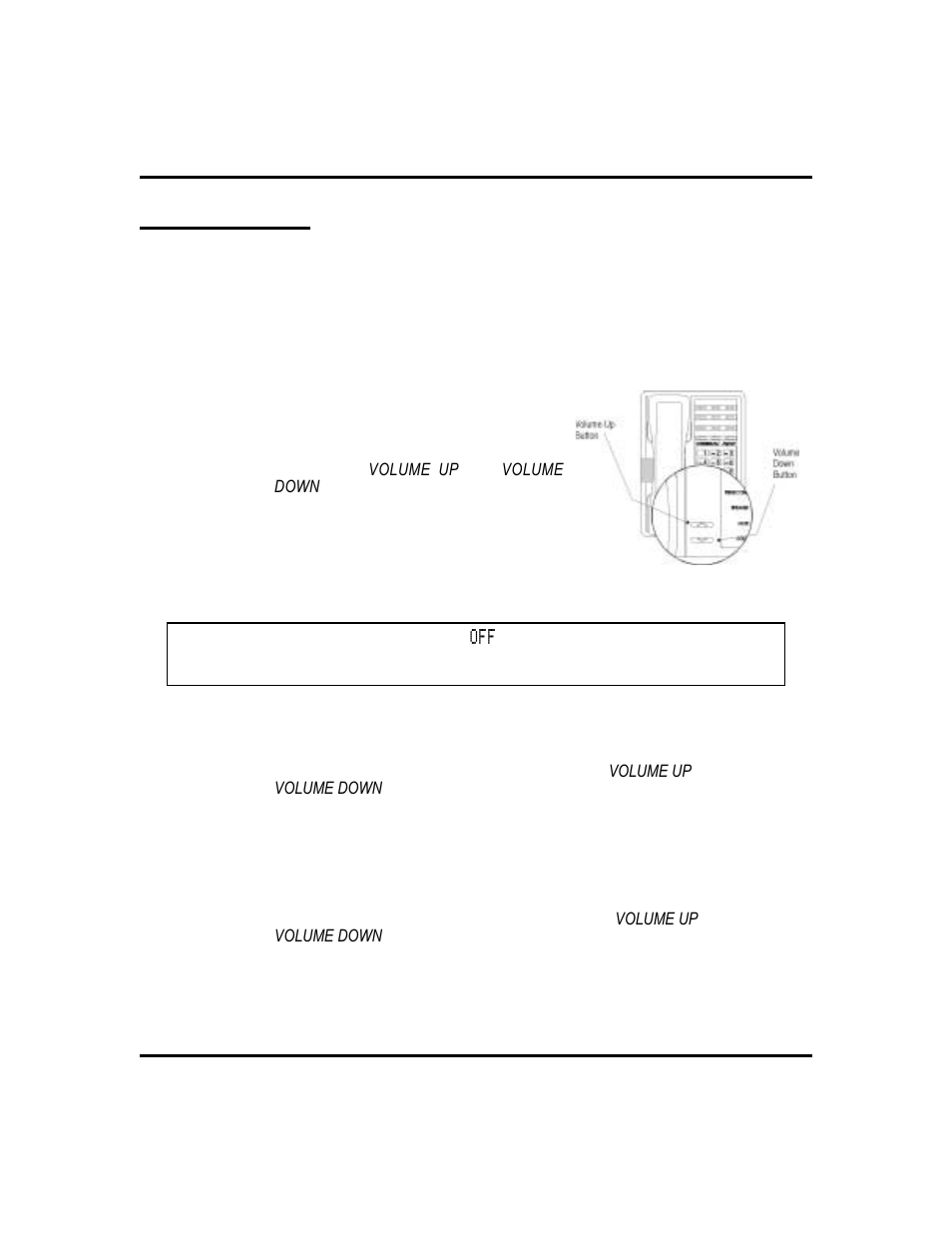 Volume control 66, Handset, setting volume, 66, Setting the volume, 66 | Initial settings, 66, Function, 66, Volume control, Setting current volume level | Vertical Communications GCA70-313 User Manual | Page 74 / 108