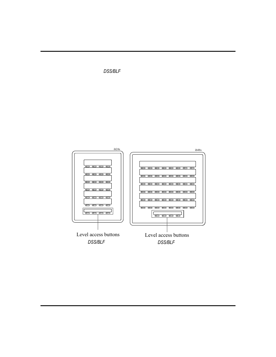 Dss/blf console button levels, 72, Accessing the dss/blf console button levels | Vertical Communications GCA70-313 User Manual | Page 80 / 108