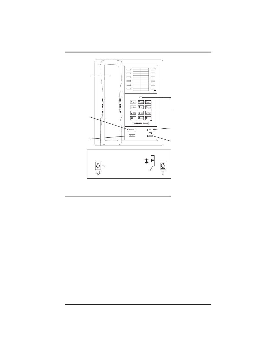 4 knowing your telephone’s functions, Places a line or intercom call on hold, Selects an intercom path | Indicates that a message awaits pick up, Impact 8112n telephone | Vertical Communications R DSU User Manual | Page 12 / 56