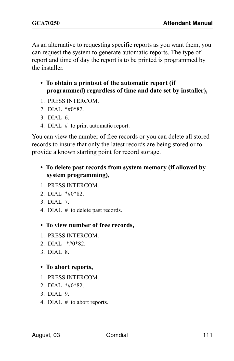 Vertical Communications SCS 8324S User Manual | Page 121 / 174