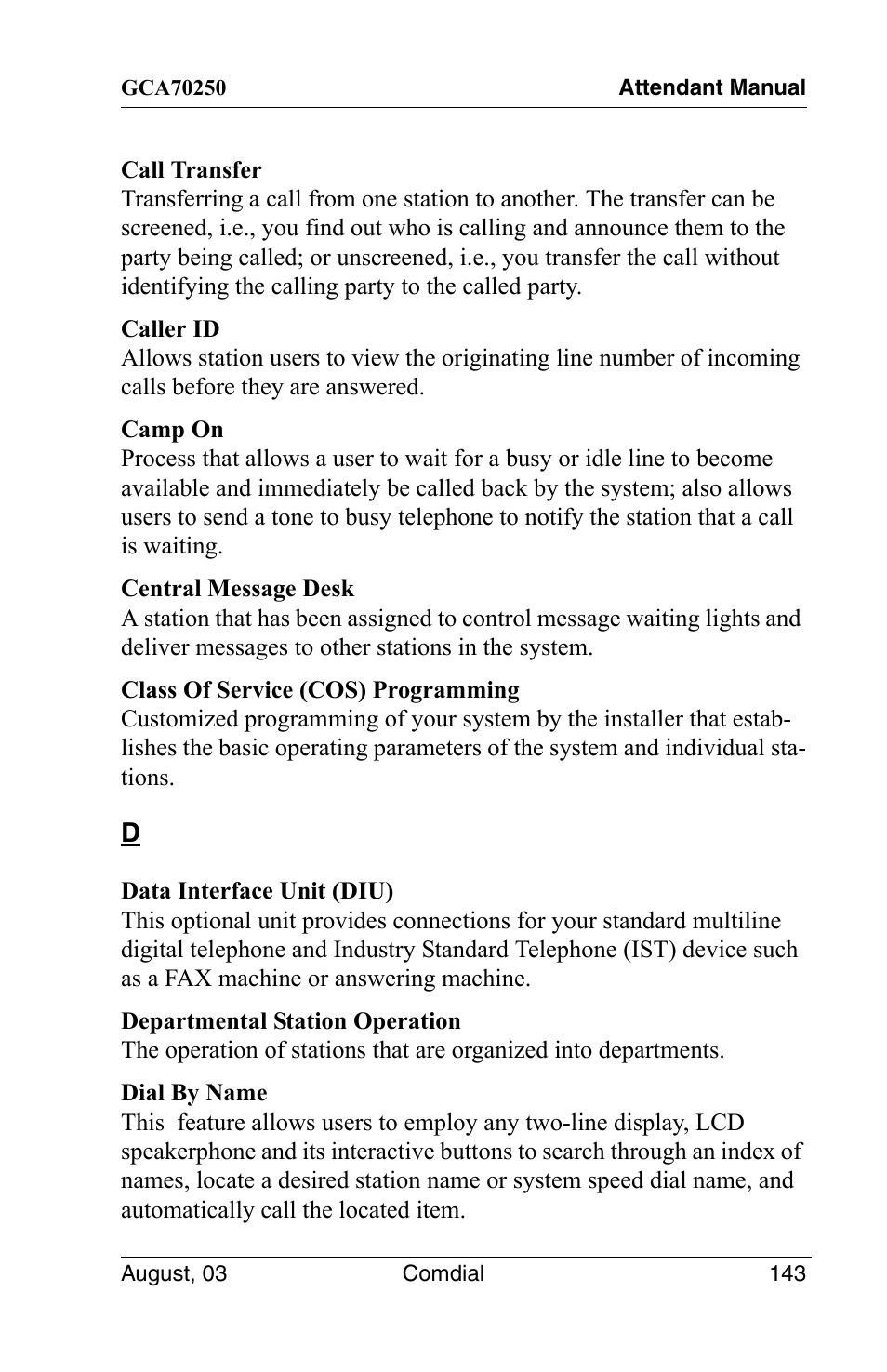 Vertical Communications SCS 8324S User Manual | Page 153 / 174