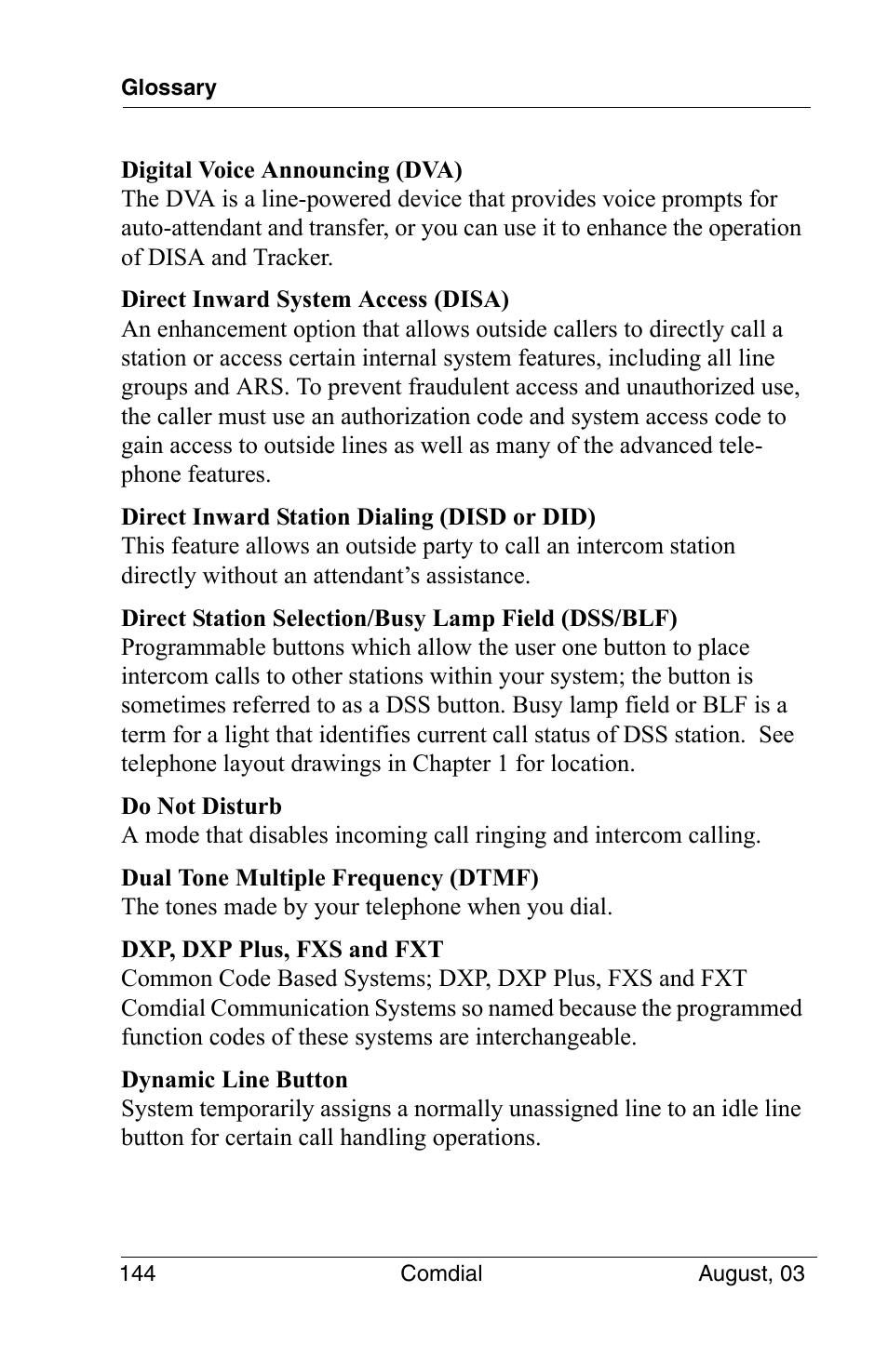 Vertical Communications SCS 8324S User Manual | Page 154 / 174