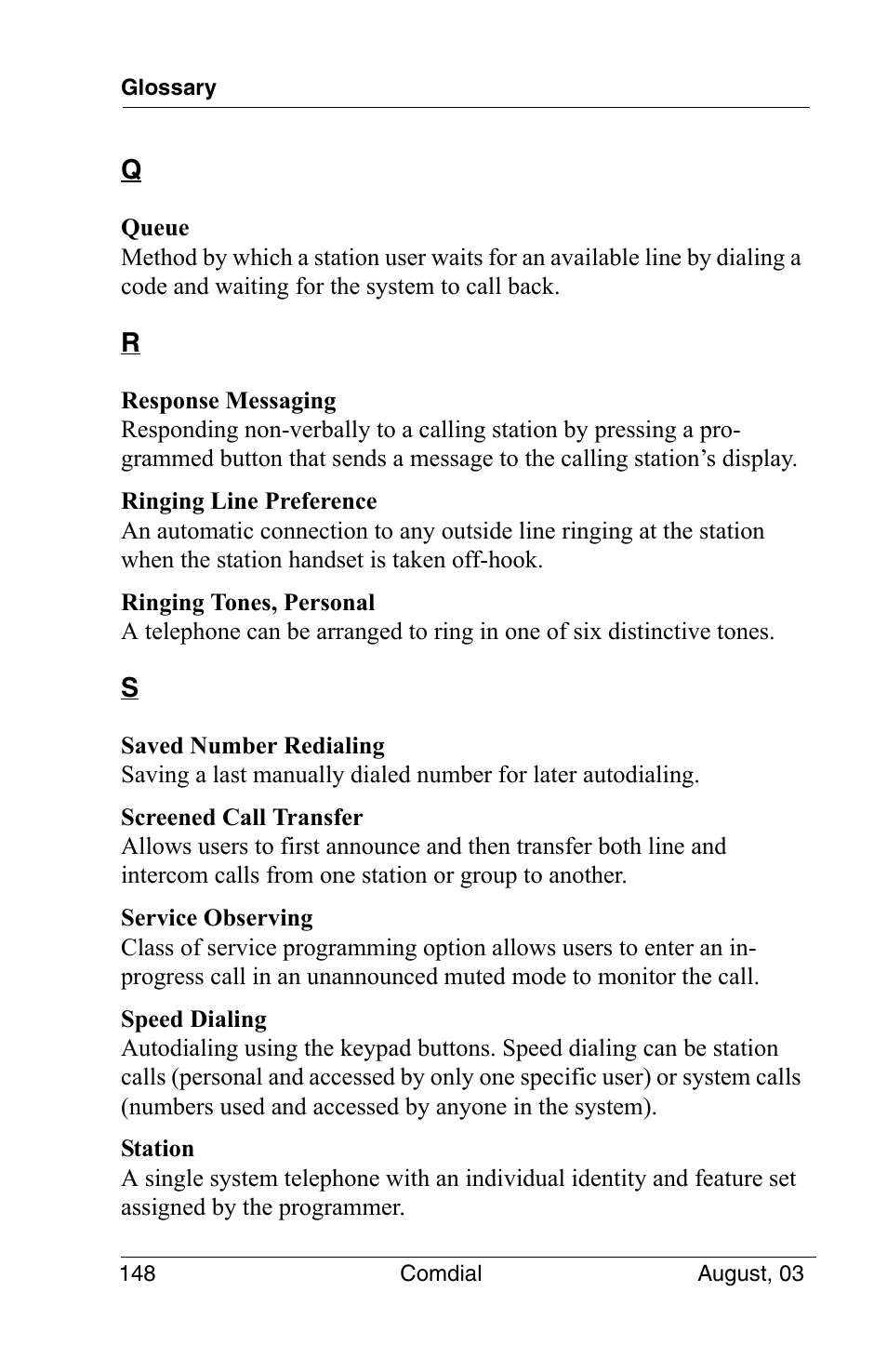 Vertical Communications SCS 8324S User Manual | Page 158 / 174