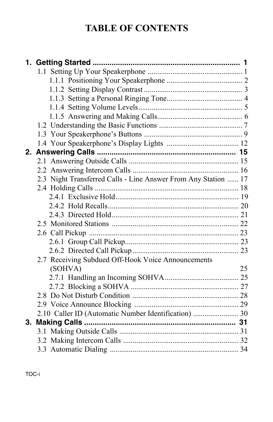 Vertical Communications SCS 8324S User Manual | Page 3 / 174