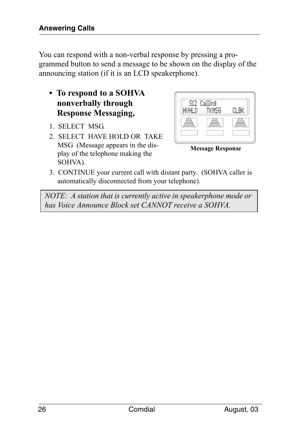 Vertical Communications SCS 8324S User Manual | Page 36 / 174