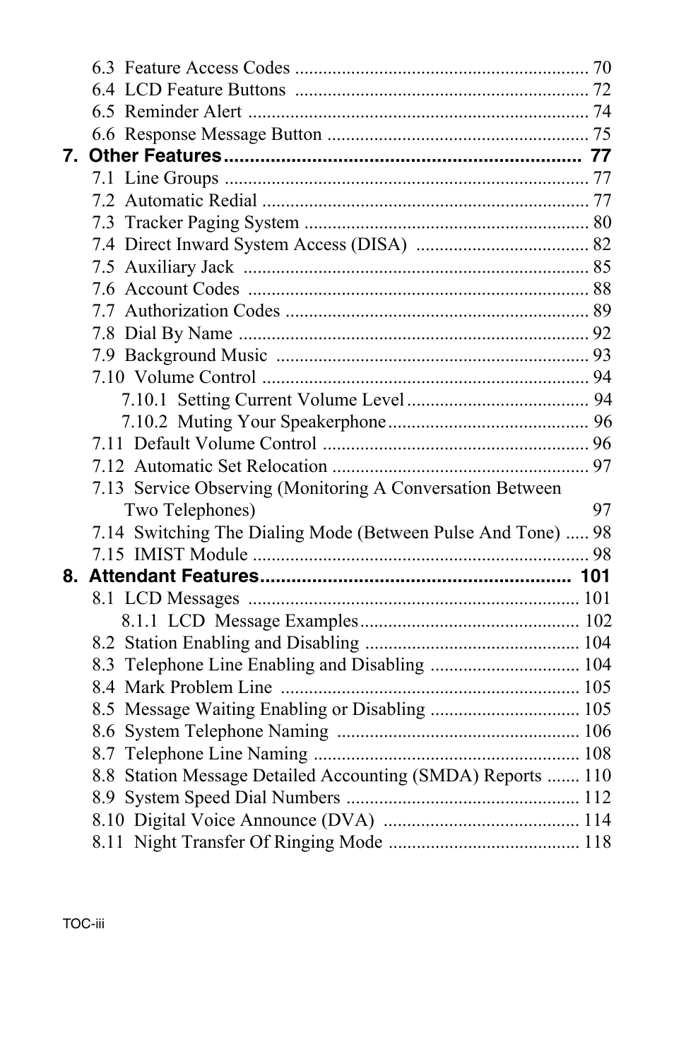 Vertical Communications SCS 8324S User Manual | Page 5 / 174