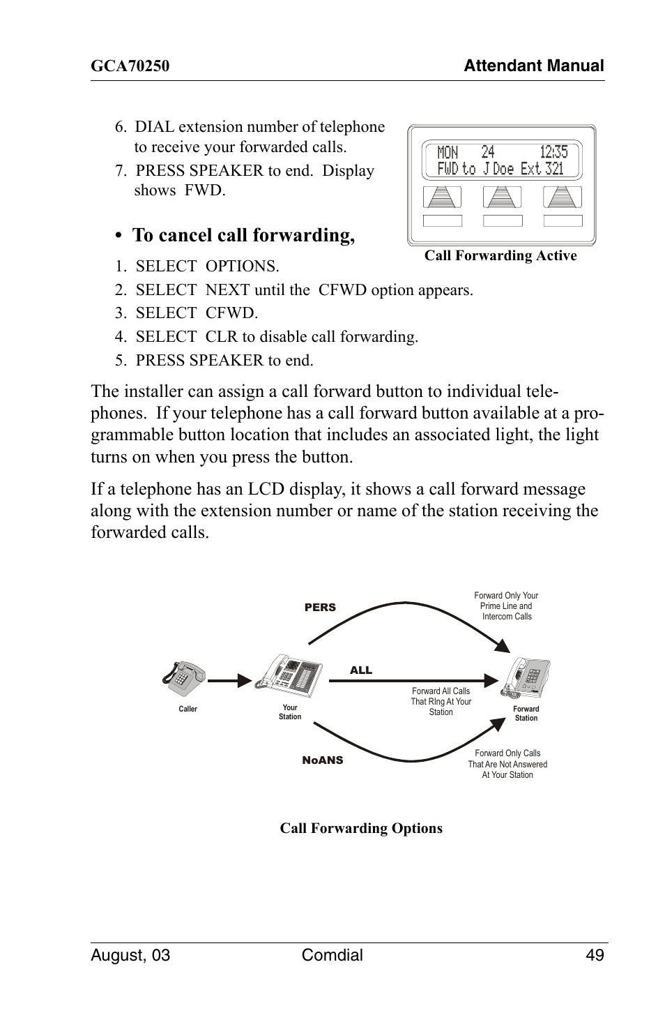 Vertical Communications SCS 8324S User Manual | Page 59 / 174